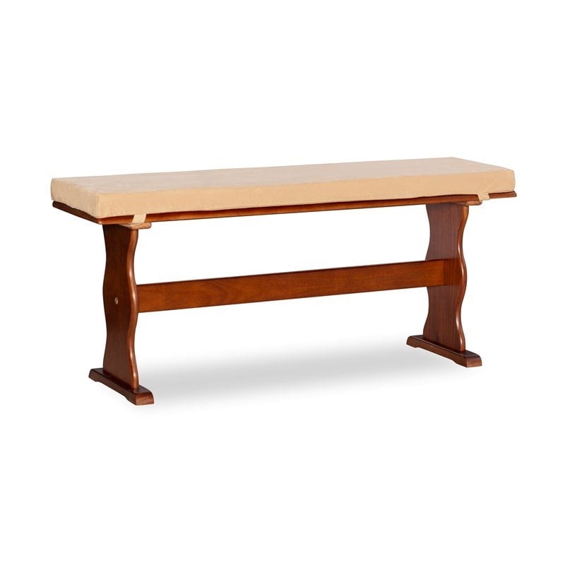 Riverbay Furniture 4-Piece Transitional Fabric Cushion Set in Beige