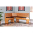Riverbay Furniture 4-Piece Transitional Fabric Cushion Set in Black