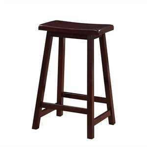 Riverbay Furniture 24&quot Counter Stool in Dark Brown
