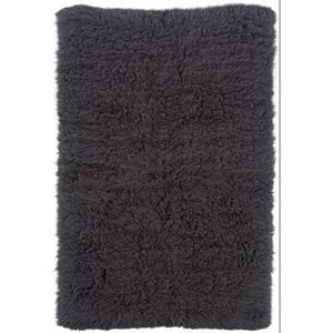 Riverbay Furniture 2'4&quot x 4'8&quot Shag Rug in Grey