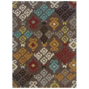 Riverbay Furniture 5' x 7' Hand Tufted Rug in Gray