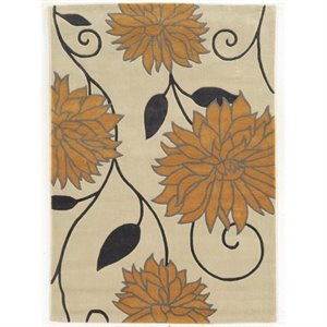 Riverbay Furniture 5' x 7' Hand Tufted Rug in Ivory