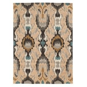 Riverbay Furniture 5' x 7' Hand Tufted Rug in Gray