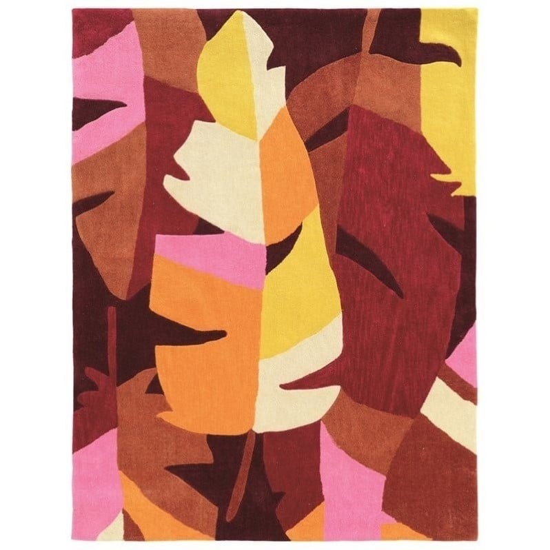 Riverbay Furniture 8' x 10' Hand Tufted Rug in Magenta