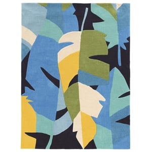Riverbay Furniture 1'10&quot x 2'10&quot Hand Tufted Rug in Blue