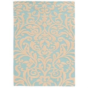 Riverbay Furniture 5' x 7' Hand Tufted Rug in Aqua