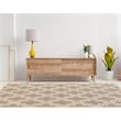 Riverbay Furniture 8' x 10' Hand Hooked Quatrefoil Wool Rug in Gray