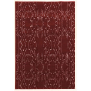 Riverbay Furniture 5'3&quot x 7'6&quot Rug in Red