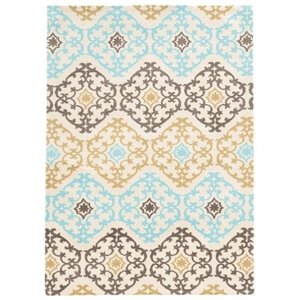 Riverbay Furniture 8' x 10' Hand Tufted Rug in Gray and Yellow