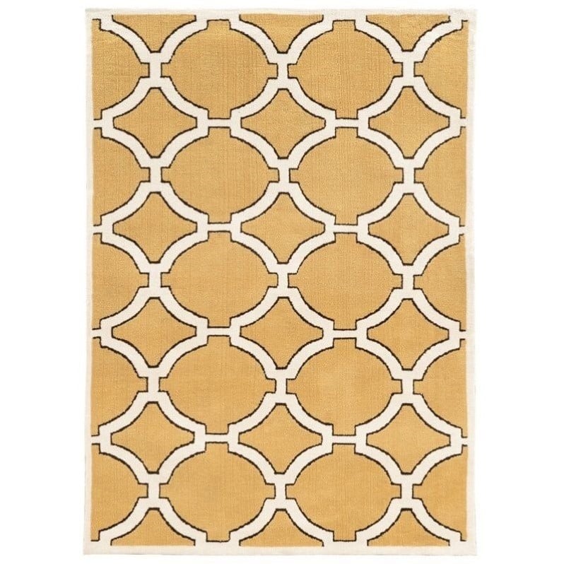 Riverbay Furniture 8' x 10' Hand Tufted Rug in Goldenrod