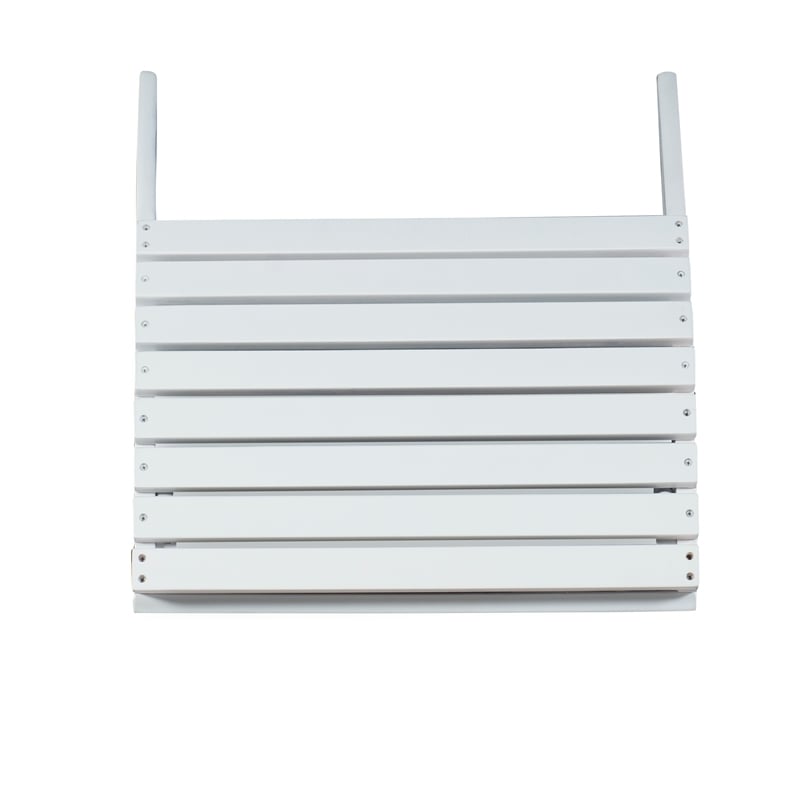 Riverbay Furniture Transitional Wood Outdoor Ottoman in White