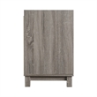 Riverbay Furniture Modern Wood Filing Cabinet with 2 Drawers in Gray