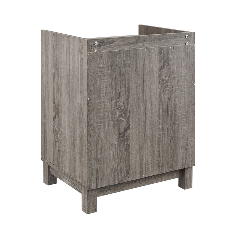 Riverbay Furniture Modern Wood Filing Cabinet with 2 Drawers in Gray
