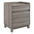 Riverbay Furniture Modern Wood Filing Cabinet with 2 Drawers in Gray