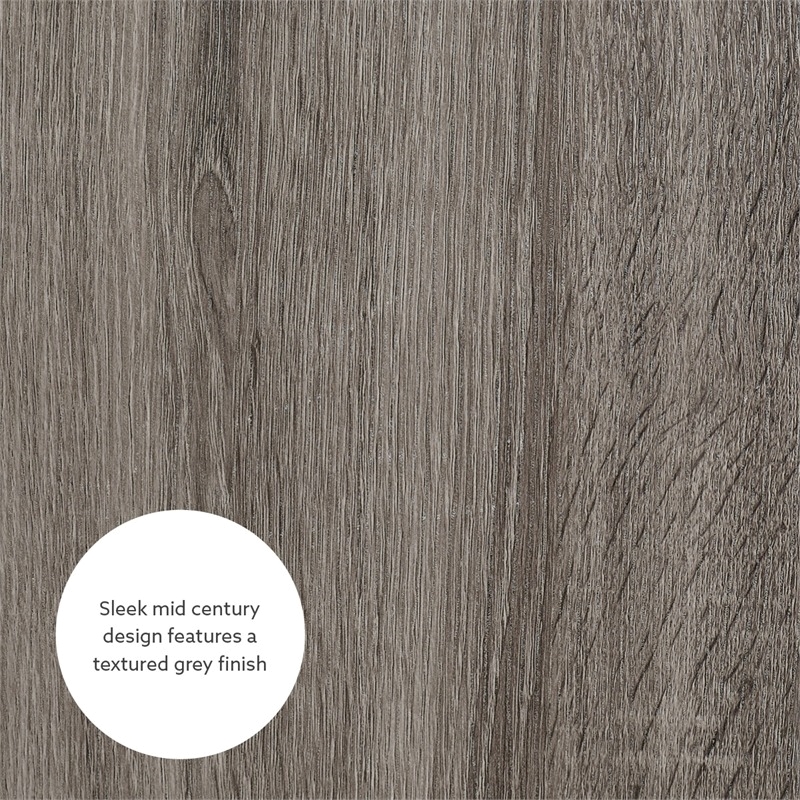 Riverbay Furniture Modern Wood Filing Cabinet with 2 Drawers in Gray