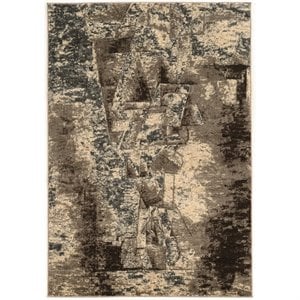 Riverbay Furniture 5' x 7' 6&quot Rug in Gray and Taupe