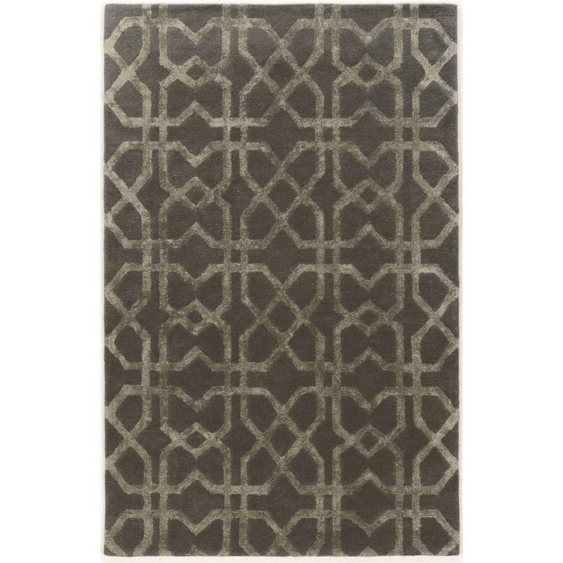 Riverbay Furniture 8' x 11' Hand Tufted Rug in Slate and Slate