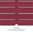 Riverbay Furniture Transitional Wood Outdoor Coffee Table in Red