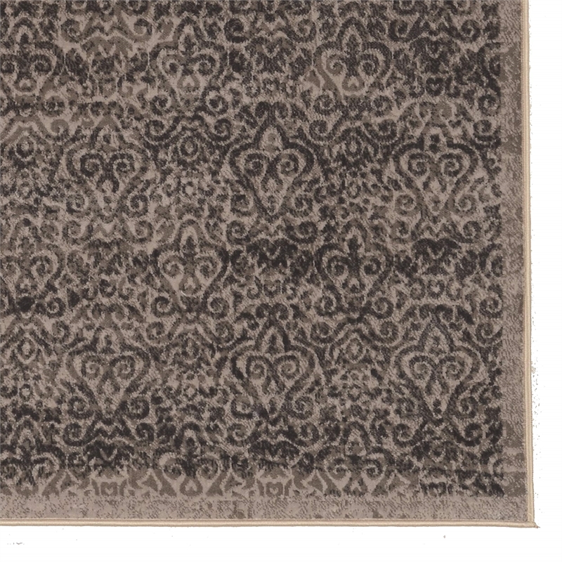 Riverbay Furniture 2' x 10' Power Loomed Runner Rug in Beige