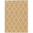 Riverbay Furniture 5' x 7' Geo Hand Tufted Rug in Yellow