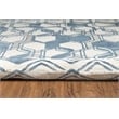 Riverbay Furniture 8' x 11' Hand Tufted Rug in Light Blue and Ivory