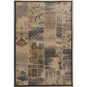 Riverbay Furniture 5' x 7'6&quot Rug in Beige and Blue