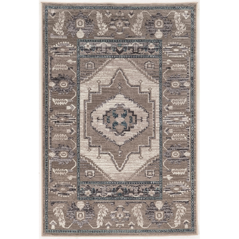 Riverbay Furniture 8' x 10' Rug in Gray and Blue