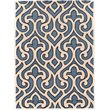 Riverbay Furniture 5' x 7' Hand Tufted Rug in Cream and Blue