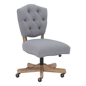 riverbay furniture tufted swivel office chair