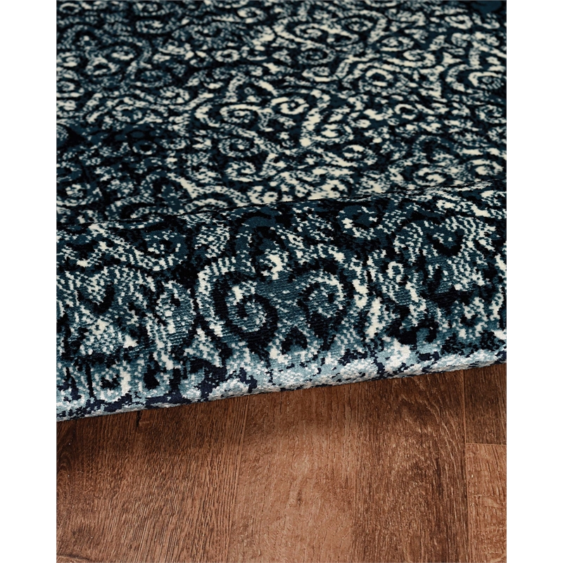 Riverbay Furniture 2' x 10' Runner Rug in Navy
