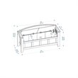 Riverbay Furniture Storage Bench in Natural Washed
