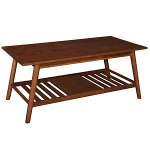 Riverbay Furniture Coffee Table in Warm Brown