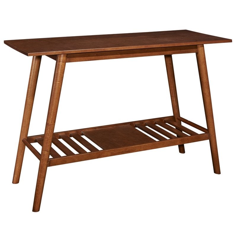 Riverbay Furniture Warm Brown Console Table Rectangular