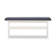 Riverbay Furniture Transitional Wood Breakfast Nook Dining Set in Gray