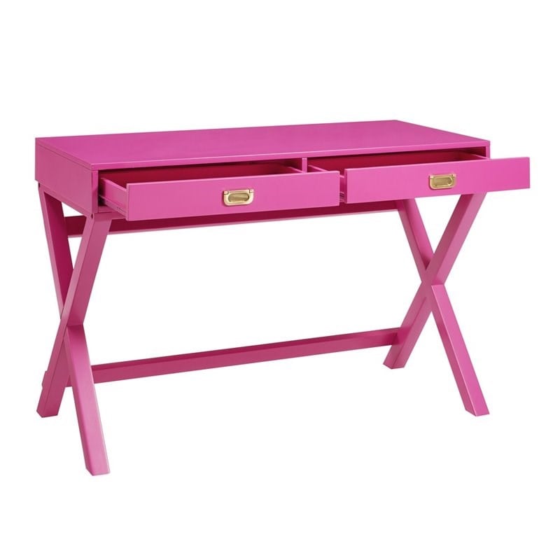 Riverbay Furniture Raspberry Pink Writing Desk Rectangular