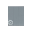 Riverbay Furniture Transitional Wood 5 Piece Compass Tray Table Set in Gray