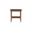 Riverbay Furniture Mid-Century Wood End Table in Warm Walnut Stained