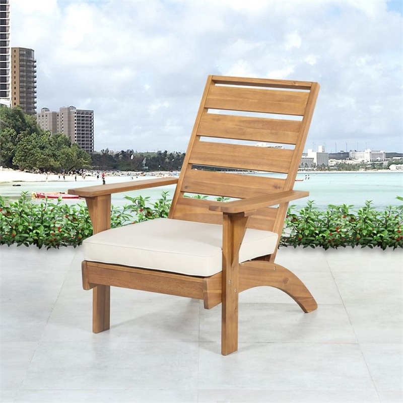Riverbay Furniture Outdoor Chair in Brown