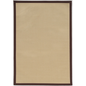 riverbay furniture area rug in natural and brown