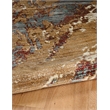 Riverbay Furniture 3' x 5' Fabric Area Rug in Marble Blue
