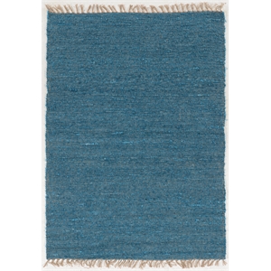 Riverbay Furniture 5'3&quot x 7'6&quot Hand Woven Wool Area Rug in Sage