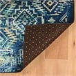 Riverbay Furniture 5' x 7' Area Rug in Navy and Teal