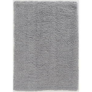 Riverbay Furniture 5' x 7' Shag Area Rug in Gray