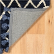 Riverbay Furniture 5' x 7' Area Rug in Blue Ivory
