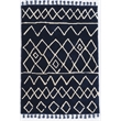 Riverbay Furniture 5' x 7' Area Rug in Blue Ivory