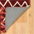 Riverbay Furniture 5' x 7' Area Rug in Rust Ivory