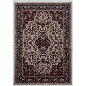 Riverbay Furniture 2'2&quot x 3'2&quot Accent Rug in Cream and Blue