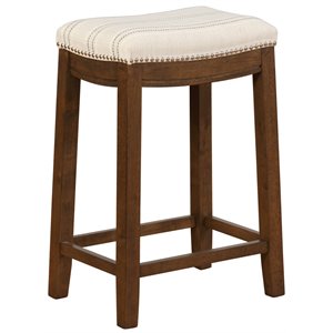 Riverbay Furniture 24&quot Counter Stool in Natural