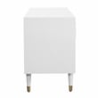 Riverbay Furniture 2 Drawer Geo Texture Nightstand in White