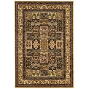 Riverbay Furniture Darby 9'x12' Polypropylene Fabric Bakhtiari Area Rug - Cream